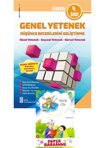 Ata Yayıncılık  4. Sınıf Genel Yetenek Düşünce Becerilerini Geliştirme