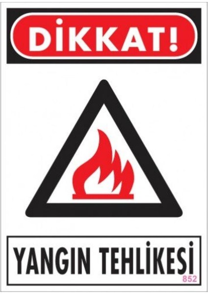 Yangın Tehlikesi "852"