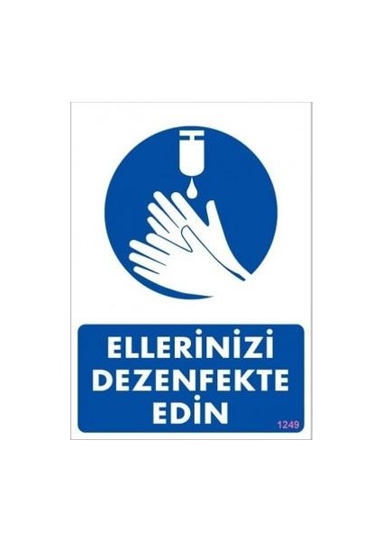 Ellerinizi Dezenfekte Edin "1249"