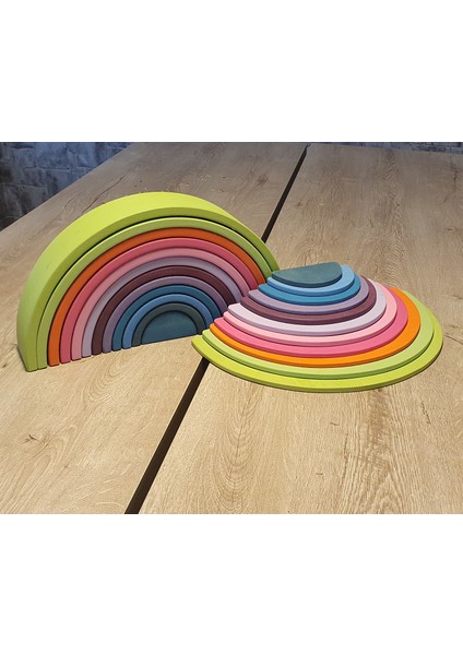 Waldorf Gökkuşağı ve Tablası Seti Pastel fiyatları