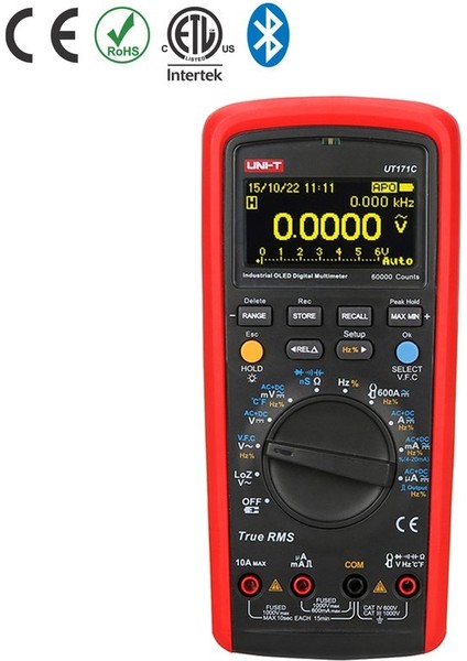 Uni-T UT171C Endüstriyel True Rms Dijital Multimetre