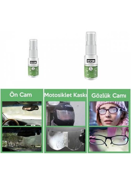 Polham 20ML Spreyli Buğu ve Buhar Önleyici, Araba Camı. Gözlük Camı, Kask Camı Buğu Önleyici