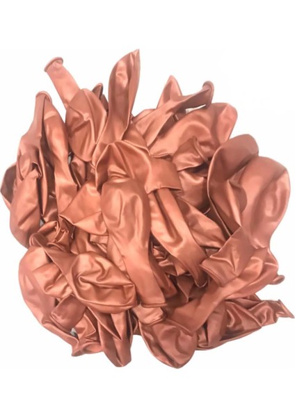 12 Inç Krom Rose Gold Balon 10 Adet