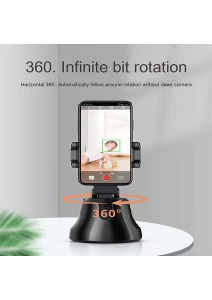 360 Derece Masaüstü Tripod - Siyah (Yurt Dışından)