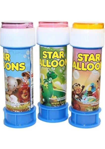 Star Bubbles Mini Baloncuk Köpük Oyuncak 3 Adet