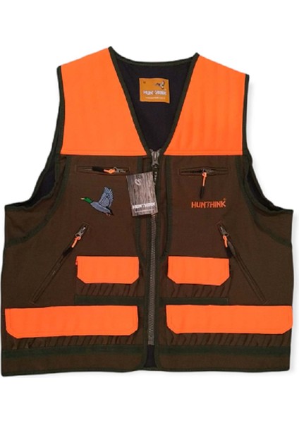 Hunthink Camel Turuncu Avcı Yeleği - M