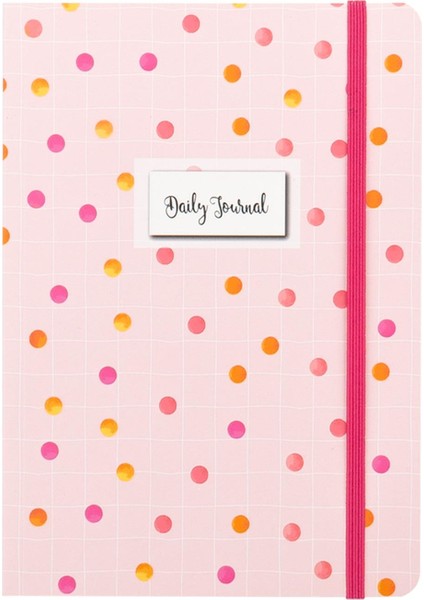 14X20 Çizgili Defter Daily Journals - Pembe