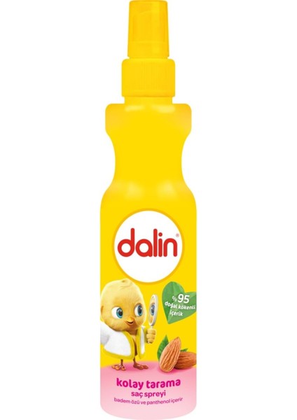 Kolay Saç Tarama Spreyi 200ML Badem Özlü (12 Li Set)