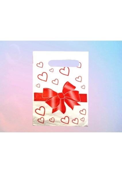 Nazar Boncuk Baskılı Elgeçme Poşet (100 Adet) 20 x 30 cm modelleri