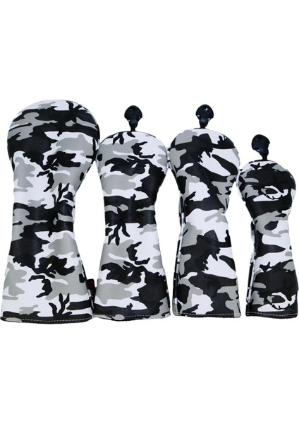 Su Geçirmez Camo Golf Ahşap Başaklık Fairway Kulübü Başkanı Kapakları Kılıf Koruyucu 4 Adet No 1 3 5 Ut (Yurt Dışından)