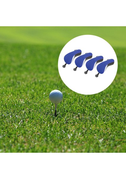 Değiştirilebilir No.tag Utility Protecter Blue ile 4 Adet Golf Hibrit Headcovers (Yurt Dışından) fırsatları