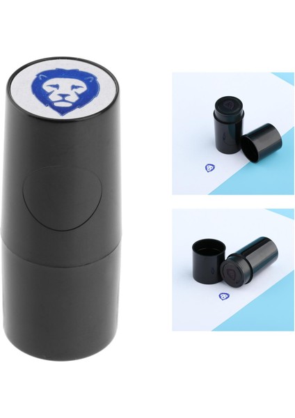 4pcs Golf Topu Stamper Izlenim Mühür Plastik Açık Siyah 4 5.3x2.1cm