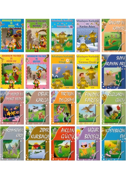 1. Sınıf Hikaye Seti 20 Kitap Büyük Boy (Dicle)