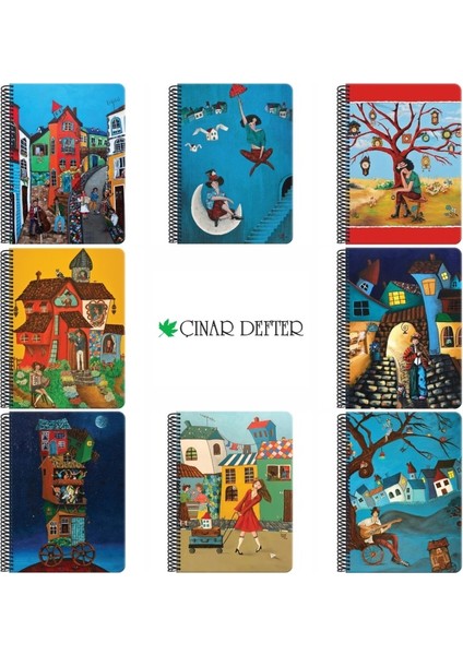 Ezo Sunal 17X24 120 Yp Düz Sert Kpk Defter 55203