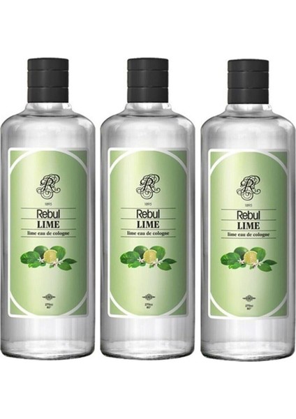 kolonya Lime 270 ml 3 Ad.