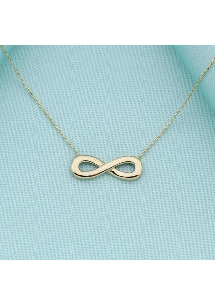 14K Altın Sonsuzluk Kolye 4N31130