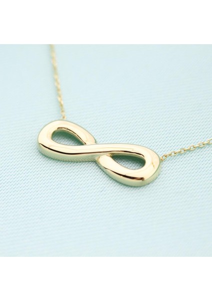 14K Altın Sonsuzluk Kolye 4N31130 fiyatları