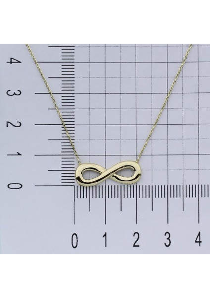 14K Altın Sonsuzluk Kolye 4N31130 fırsatları