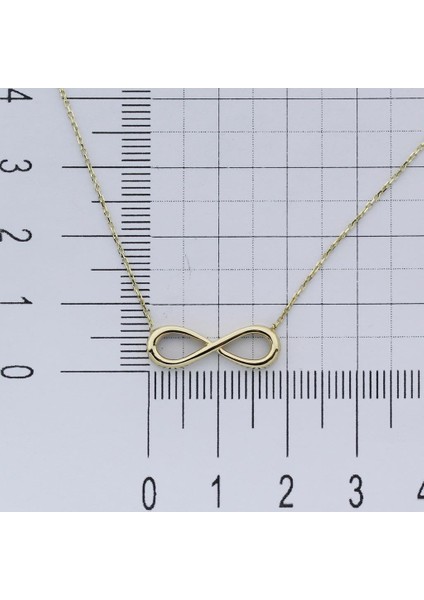14K Altın Sonsuzluk Kolye 4N31131