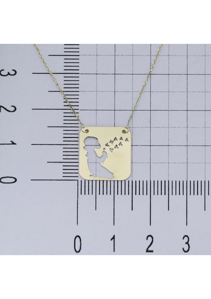 14K Altın Minik Kız ve Hindiba Kolye 4N37043 fırsatları