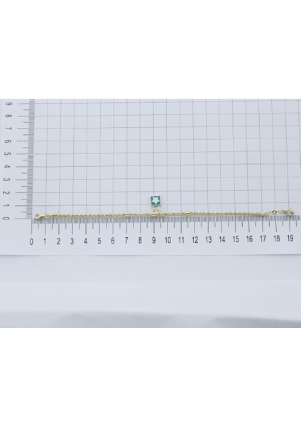 14K Altın Turkuaz Mineli Yıldız Bileklik 4B28160 fırsatları