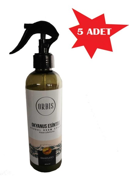 ODA KOKUSU 400 ML OKYANUS ORBİS SPREY 5 ADET