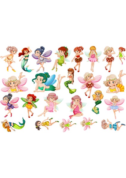 Melekler Etiket (21X31 Cm)