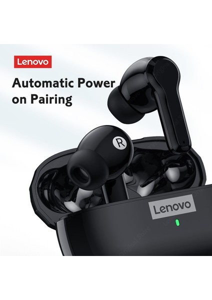 Orijinal Lenovo LP1S Tws Kulaklık Kablosuz Bluetooth 5.0 Kulaklık Su Geçirmez Spor Kulaklık Gürültü Azaltma Mikrofonlu Kulakiçi (Yurt Dışından)