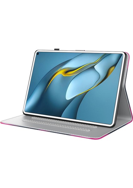 Huawei Matepad Pro 10.8 Için Pu Deri Kılıf (2021) (Yurt Dışından)