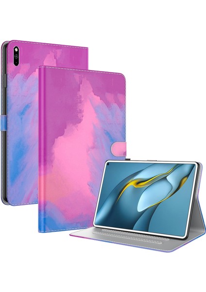 Huawei Matepad Pro 10.8 Için Pu Deri Kılıf (2021) (Yurt Dışından)
