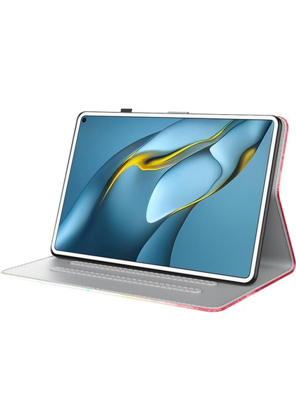 Huawei Matepad Pro 10.8 Için Pu Deri Kılıf (2021) (Yurt Dışından)