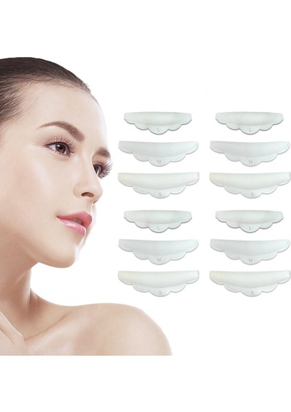 Beauty Silikon Kirpik Lifting Pedleri / Kokusuz Kirpik Perma Pedleri 10 Adet