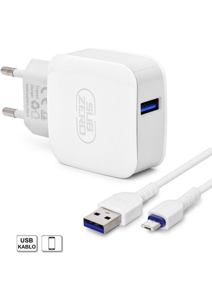 Hızlı Şarj Aleti Micro USB 2.8A Samsung, Lg, Android Lüx Ev Tipi Şarj Cihaz SG19