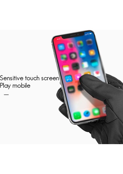 Rockbros Kış Bisiklet Eldivenleri Dokunmatik Telefon Bisiklet Eldivenleri Için Motosiklet Polar Sıcak Eldiven Spor Kayak L(Yurt Dışından) fırsatları