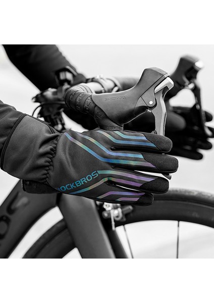 Rockbros Kış Bisiklet Eldivenleri Dokunmatik Telefon Bisiklet Eldivenleri Için Motosiklet Polar Sıcak Eldiven Spor Kayak L(Yurt Dışından) indirimleri