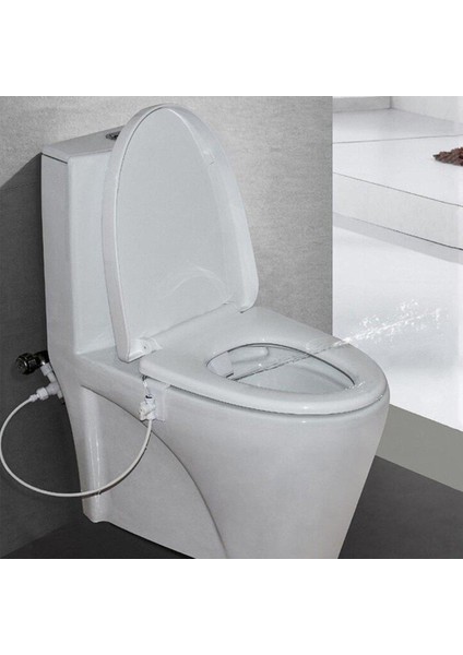 Banyo Tuvalet Bide Su Püskürtme Koltuk Aparatı Elektrikli Olmayan Shattaf Kiti