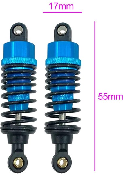 Tamiya Tt-01 Tt-02 Tl-01 Için Rc Araba Amortisörleri Damper Seti Tl-01 1/10 Rc Araba Mavi (Yurt Dışından)