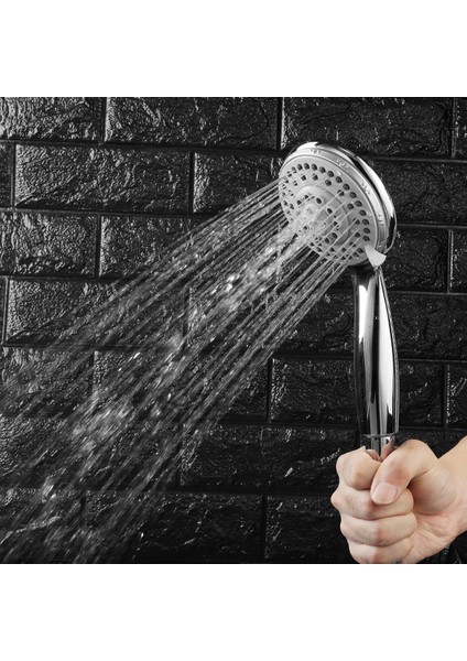 Abs Beş Işlevli Banyo El Duşu Ayarlanabilir Beş Modlu Filtreler Yağış fırsatları