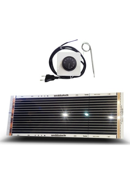 Rexva 25X80 Karbon Isıtıcı Film Analog Gazlı Termostatlı