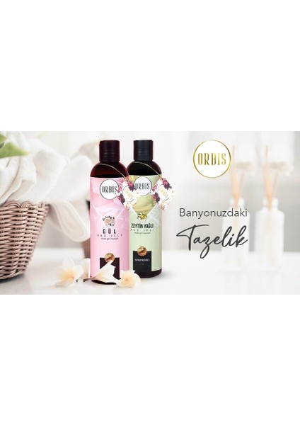 DUŞ JELİ 400 ML ZEYTİNYAĞI ORBİS 1 ADET