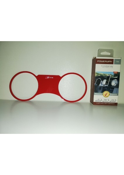 Srv Audi A3 8p (2004-2012)UYUMLU KIRMIZI SLİNE Mıknatıslı Telefon Tutacağı