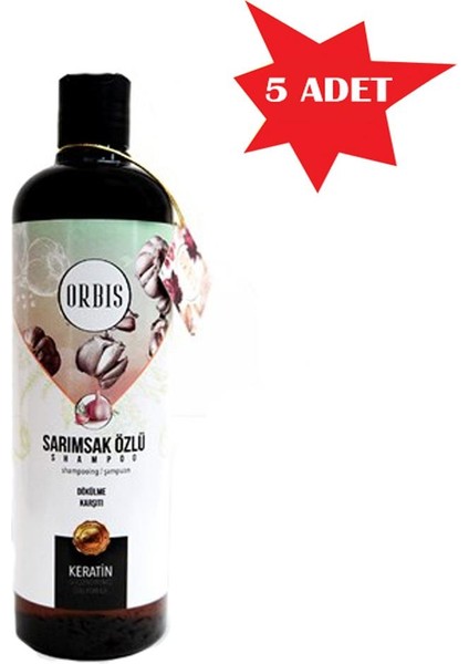 ŞAMPUAN 700 ML SARIMSAK ORBİS 5 ADET