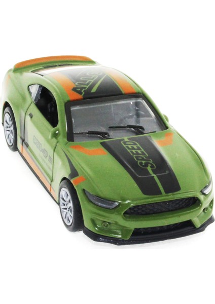 Die Cast Çek Bırak Metal Yeşil Yarış Arabası
