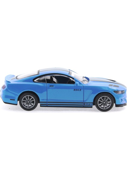 Die Cast Çek Bırak Metal Mavi Spor Araba modelleri