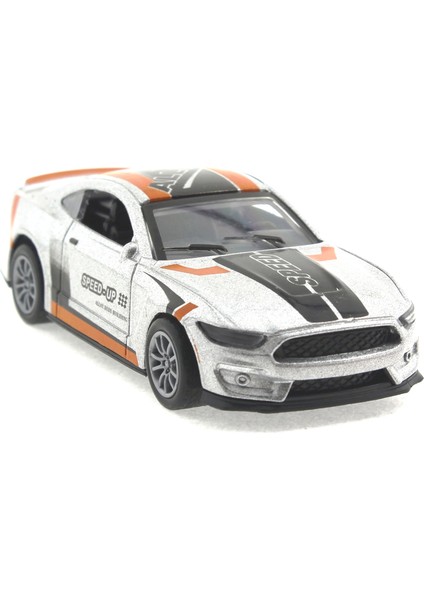 Die Cast Çek Bırak Metal Gri Yarış Arabası