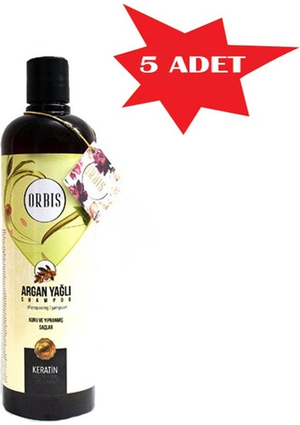 ŞAMPUAN 700 ML ARGAN ORBİS 5 ADET