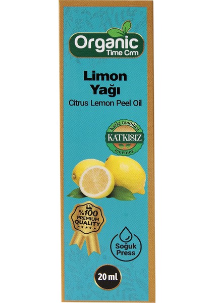 Limon Yağı 20 ml Katkısız