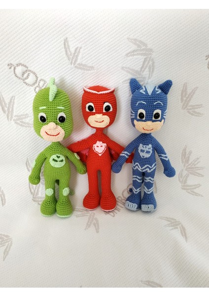 Pijamaskeliler Takımı Amigurumi Oyuncak