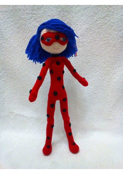 Mucize Uğur Böceği Kız Amigurumi Oyuncak