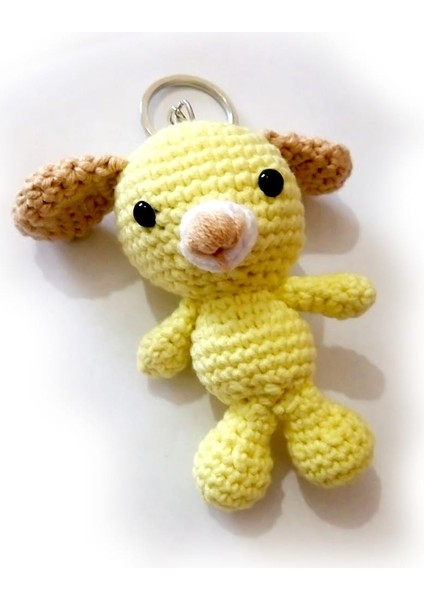Maskot Köpüş Amigurumi Anahtarlık Oyuncak